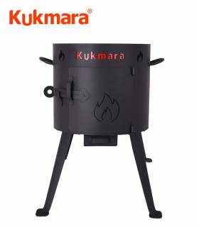 Feuerofen Utschak Feldküche für Kazan 8 Liter, H: ca. 55 cm, Ø ca. 36 cm, Kukmara