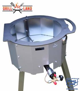 Feuerofen Utschak mit 3-Fuß Hockerkocher, Gaskocher Tisch, Tagan GLTG-38S