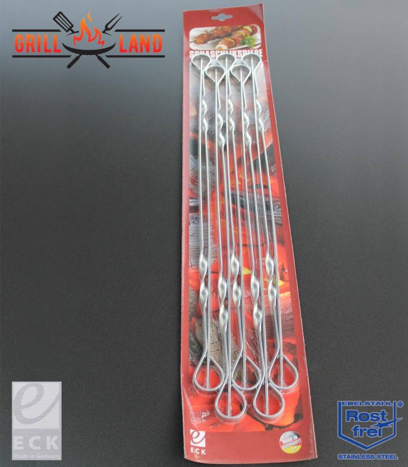 Grillspieße Aus Edelstahl | 35,6 Cm, 24 Stück | Quadratisch & Spülmaschinenfest
