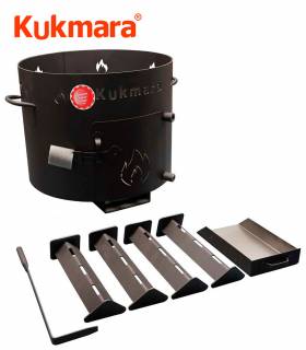 Feuerofen Utschak Feldküche für Kazan 15 Liter, H: ca. 60 cm, Ø ca. 45 cm, Kukmara