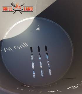 Feuerofen/Uchag für Kasan/Kazan 12 – 17 L Ø 40cm Designholzofen "Grill-Land", Stahl 3 mm