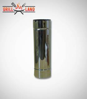 Verlängerungsrohr aus Edelstahl Ø 11,6 cm, Höhe 39 cm Materialstärke 0,5 mm wetterfest