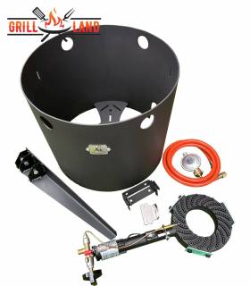 Feuerofen Utschak KOMFORT 40 cm mit 3-Fuß Hockerkocher, Gaskocher Ofen, Stahl 3mm